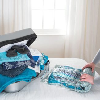 8 x Packmate Travel Roll Storage Bags - Multipack