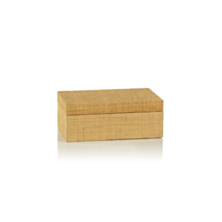 Grasscloth Storage Box