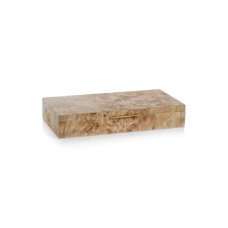 Burlwood Veneer Storage Box